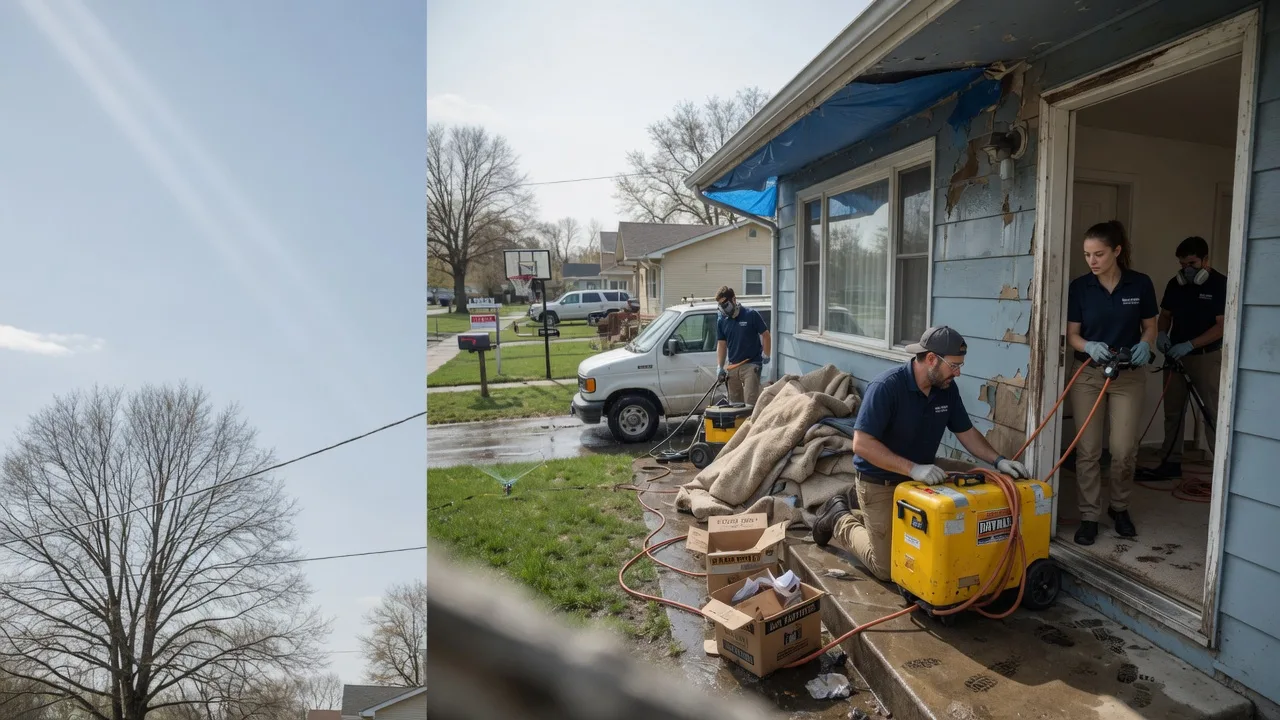 Basement Flood Cleanup in Barnesville, MN near me